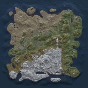 Thumbnail Rust Map: Procedural Map, Size: 4250, Seed: 998028, 17 Monuments