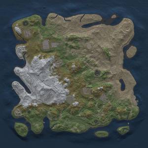 Thumbnail Rust Map: Procedural Map, Size: 4250, Seed: 498580660, 18 Monuments