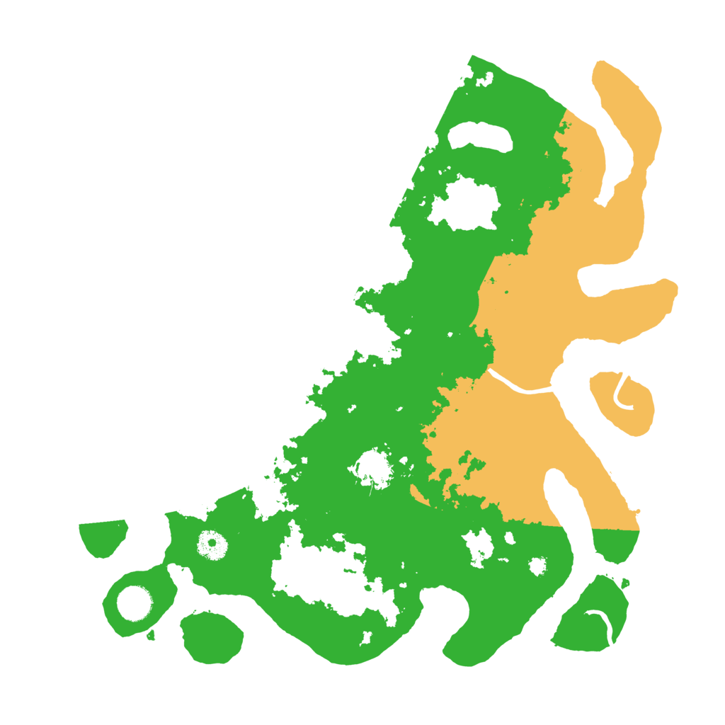 Biome Rust Map: Procedural Map, Size: 3650, Seed: 68081159