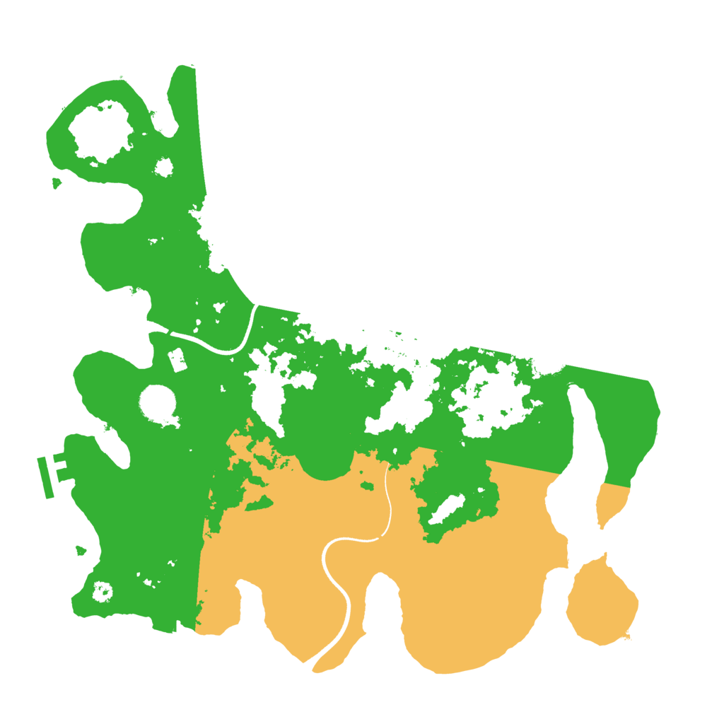 Biome Rust Map: Procedural Map, Size: 3500, Seed: 1736721042