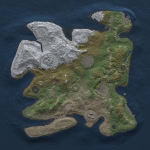 Thumbnail Rust Map: Procedural Map, Size: 3000, Seed: 903, 11 Monuments