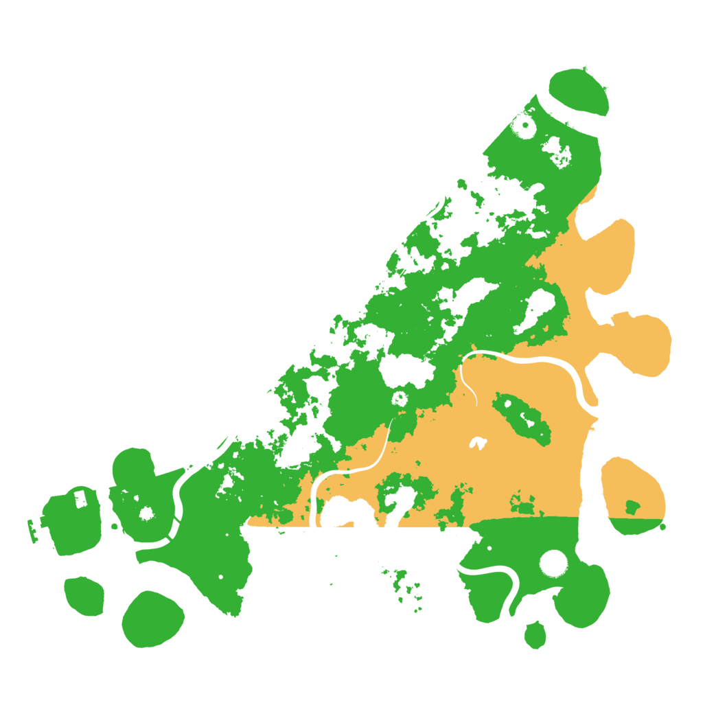 Biome Rust Map: Procedural Map, Size: 4500, Seed: 945922218