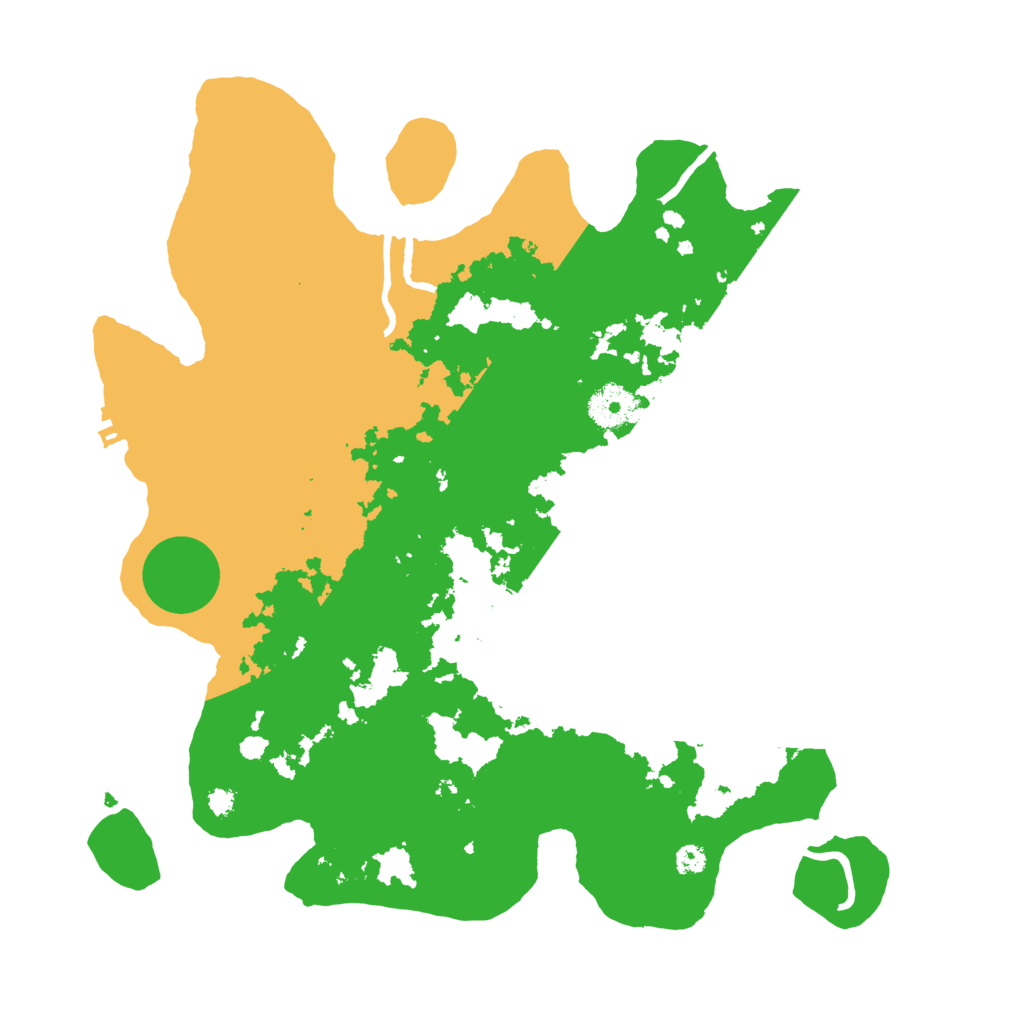 Biome Rust Map: Procedural Map, Size: 3500, Seed: 910428960