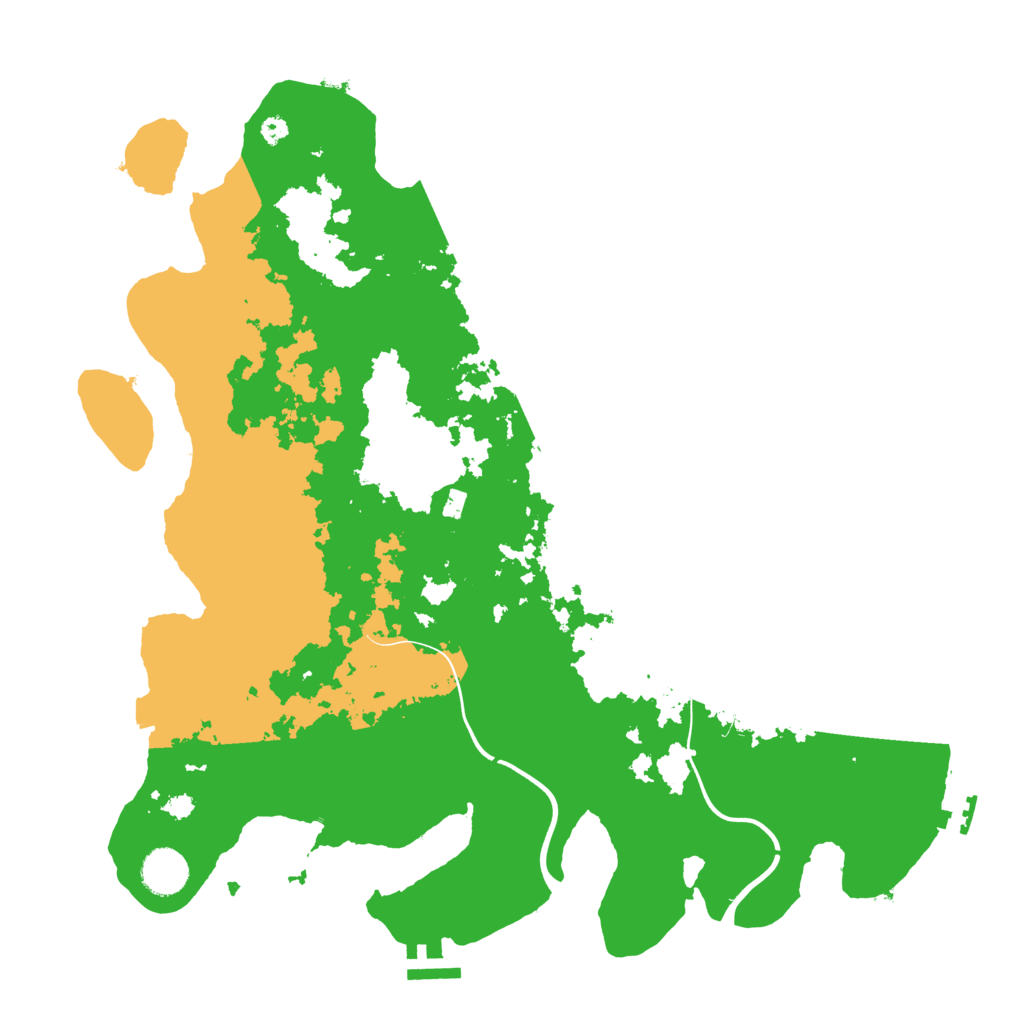 Biome Rust Map: Procedural Map, Size: 3850, Seed: 1933476