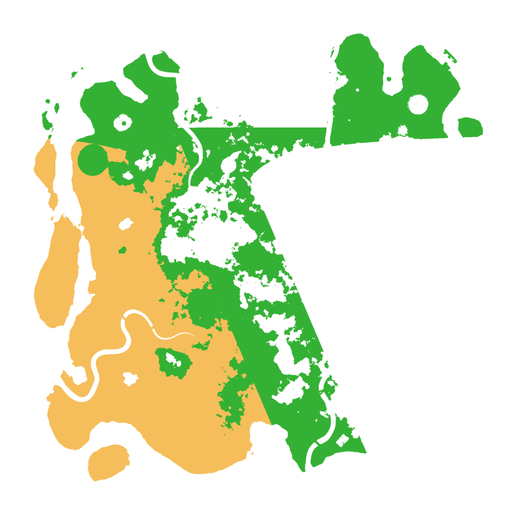 Biome Rust Map: Procedural Map, Size: 4500, Seed: 1596157157