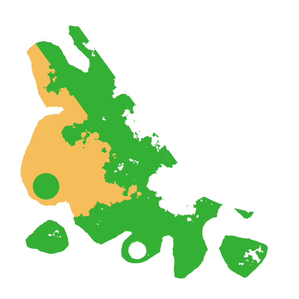 Biome Rust Map: Barren, Size: 3000, Seed: 4824610