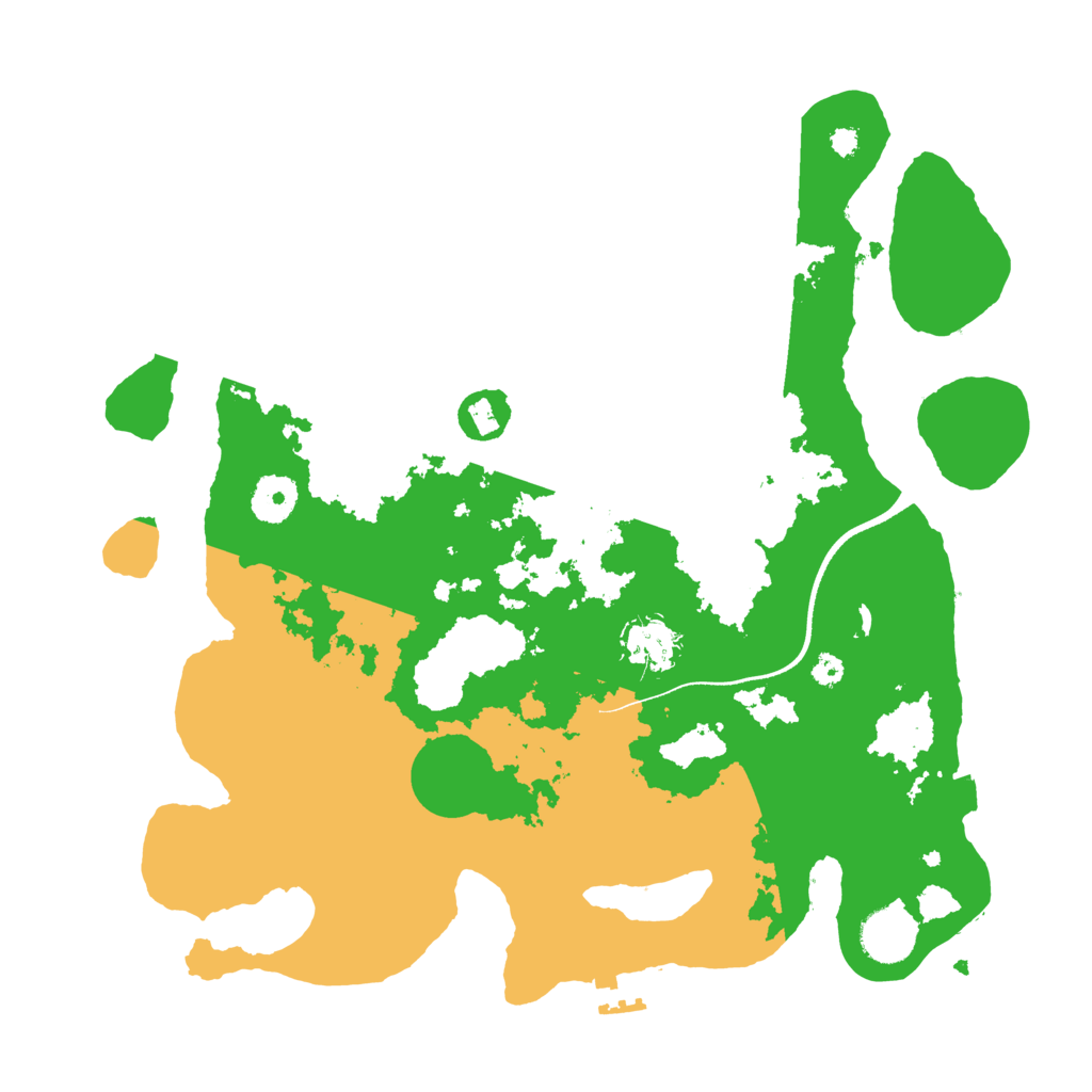 Biome Rust Map: Procedural Map, Size: 3500, Seed: 543211678