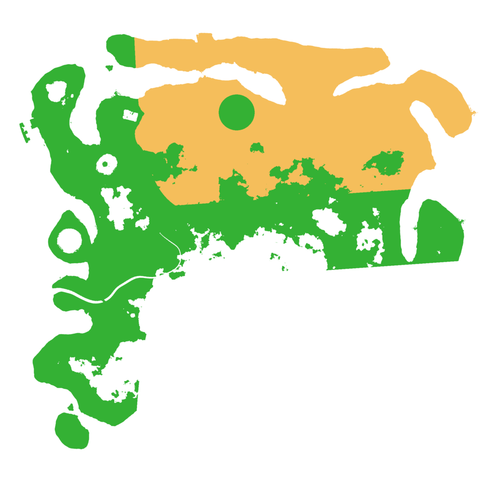 Biome Rust Map: Procedural Map, Size: 3700, Seed: 875485241