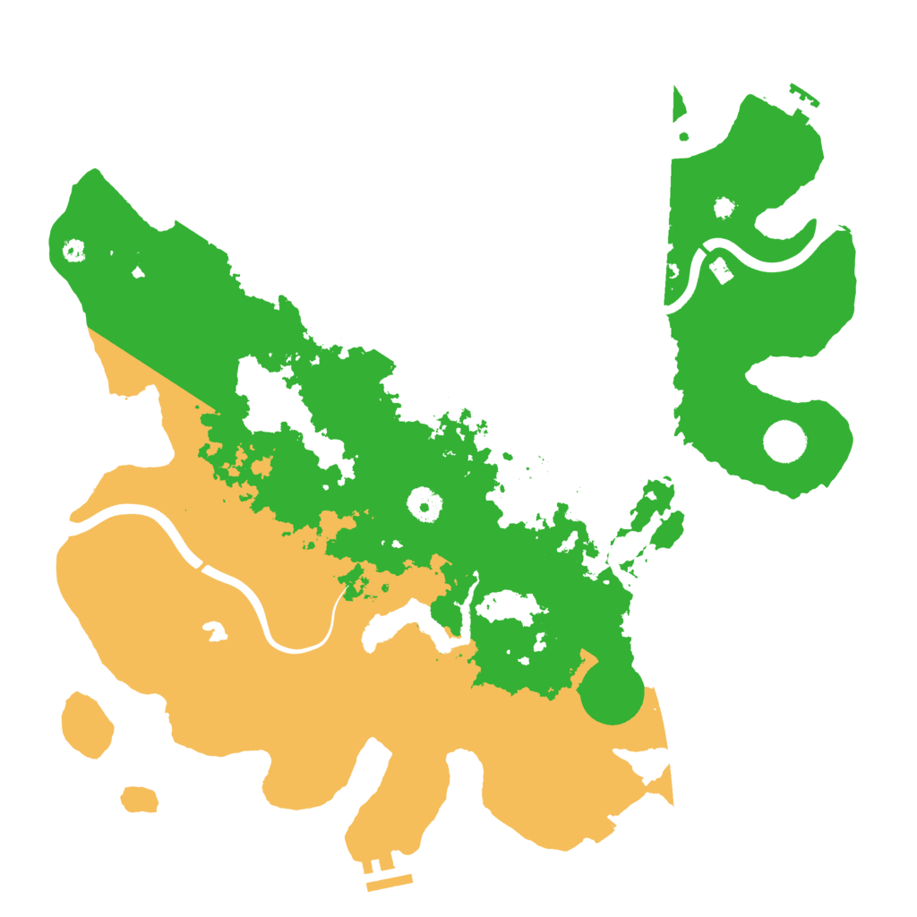 Biome Rust Map: Procedural Map, Size: 4000, Seed: 543269