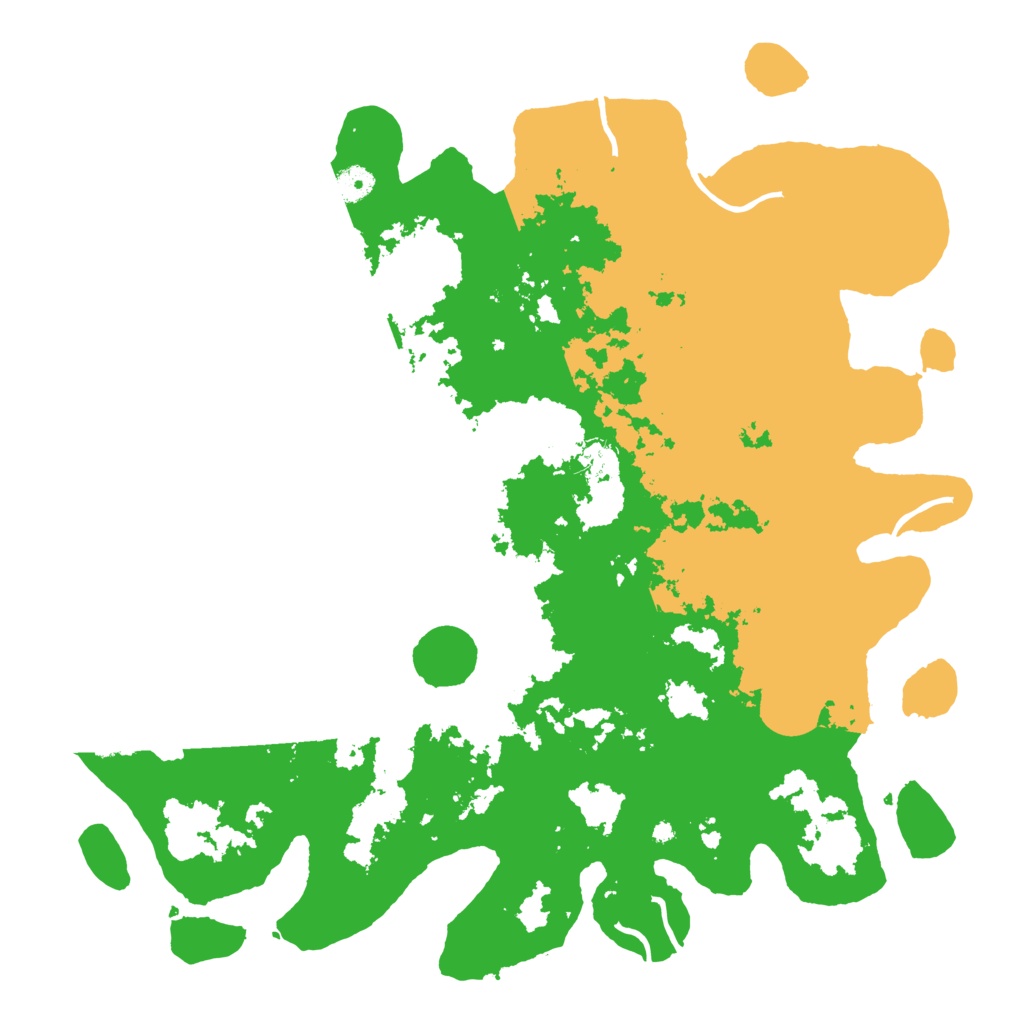 Biome Rust Map: Procedural Map, Size: 4500, Seed: 1999215820