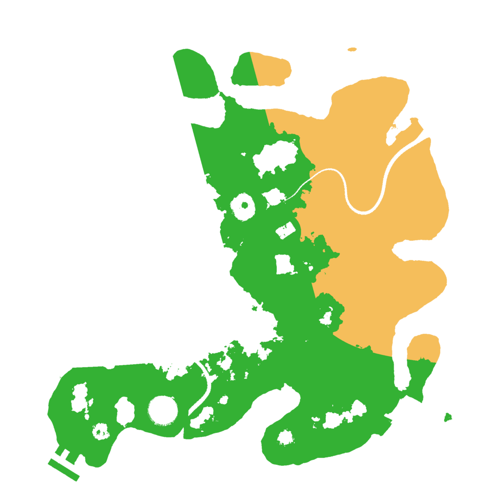 Biome Rust Map: Procedural Map, Size: 3000, Seed: 997564307