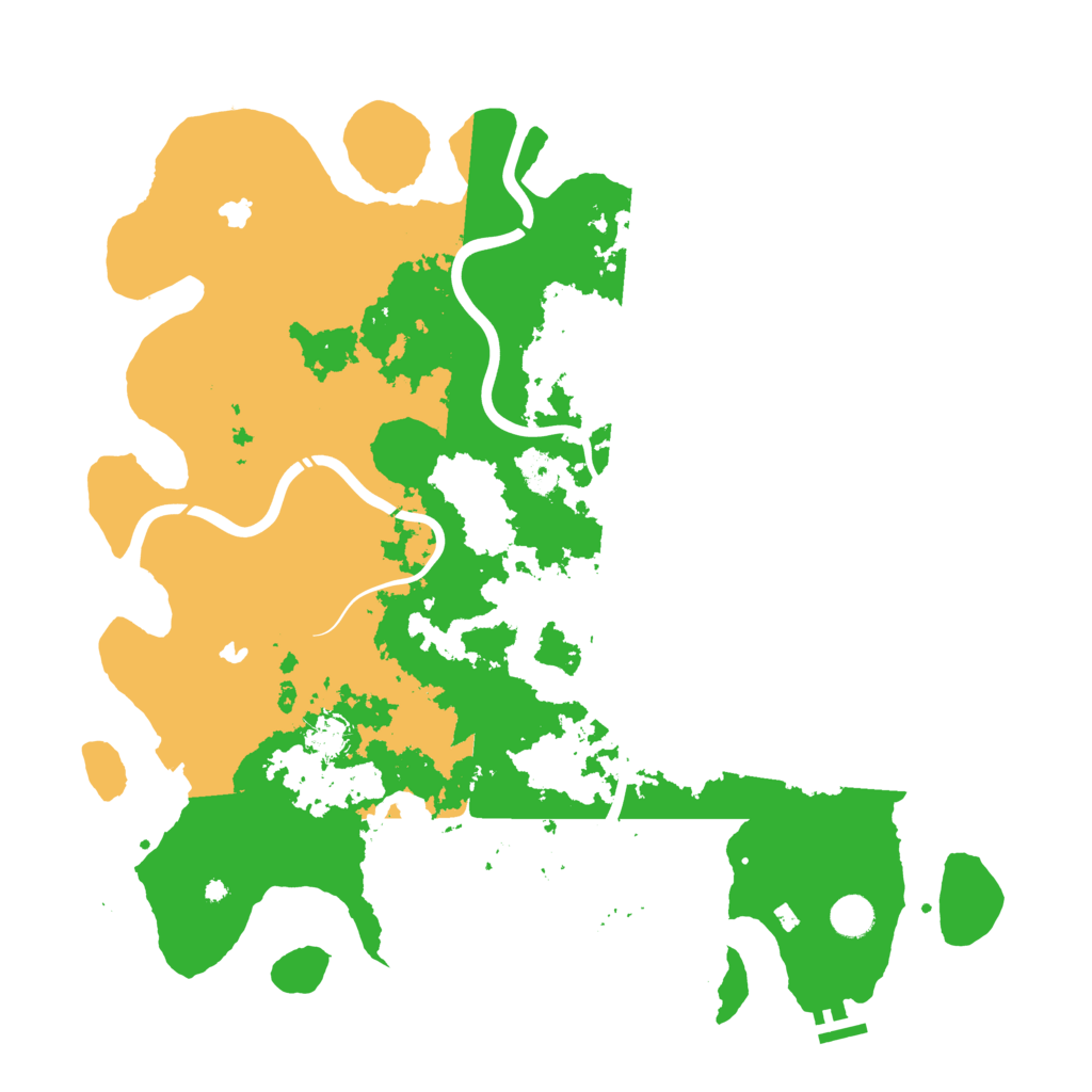 Biome Rust Map: Procedural Map, Size: 4500, Seed: 100902