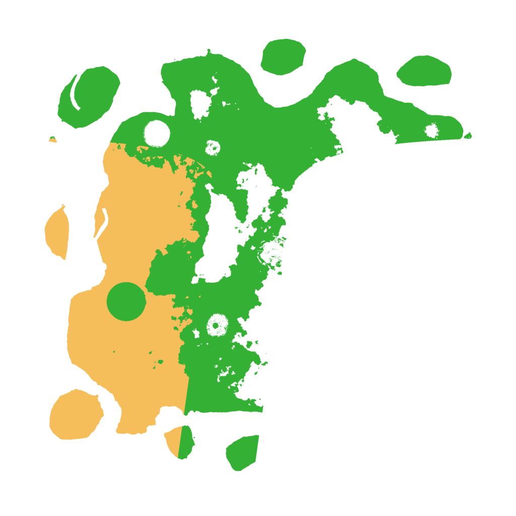 Biome Rust Map: Procedural Map, Size: 3500, Seed: 1971656686