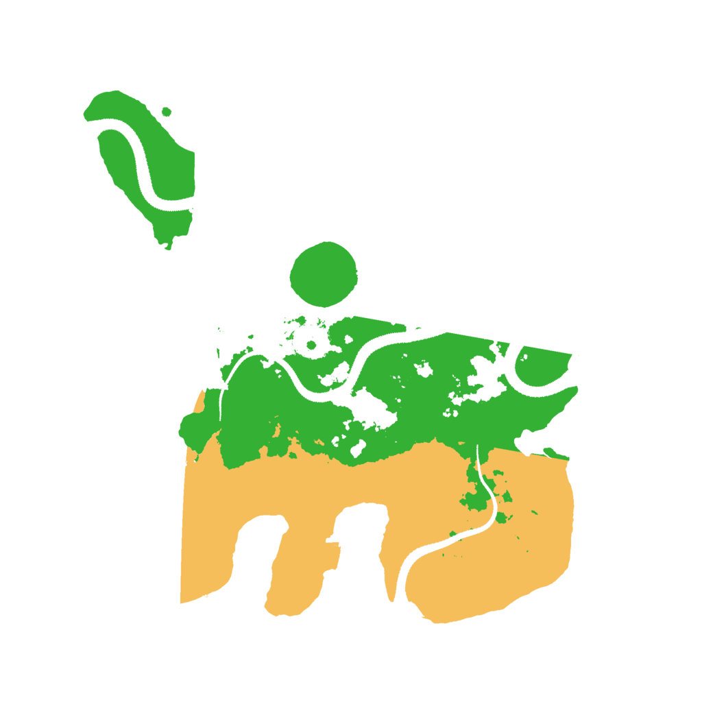 Biome Rust Map: Procedural Map, Size: 3000, Seed: 1233333606