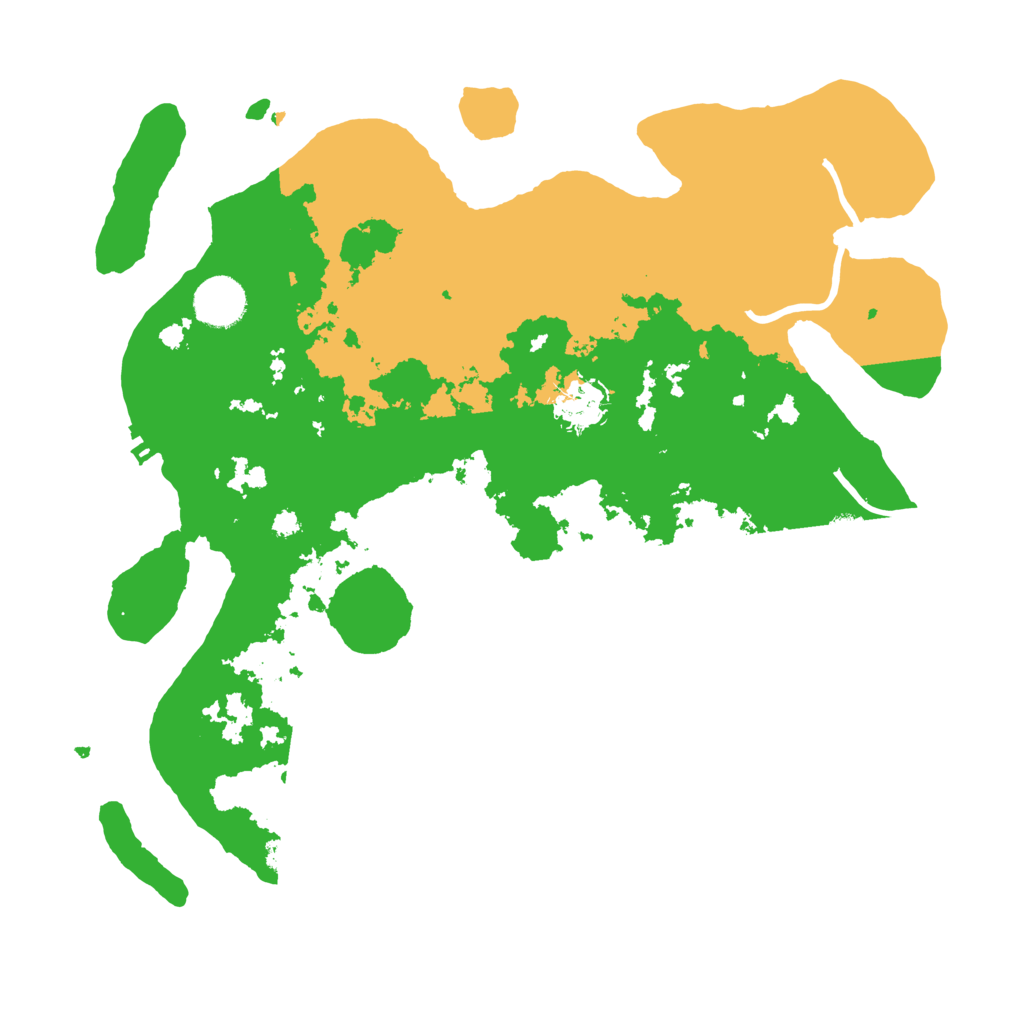 Biome Rust Map: Procedural Map, Size: 3500, Seed: 3249594