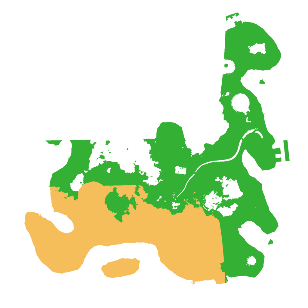 Biome Rust Map: Procedural Map, Size: 3000, Seed: 452753752