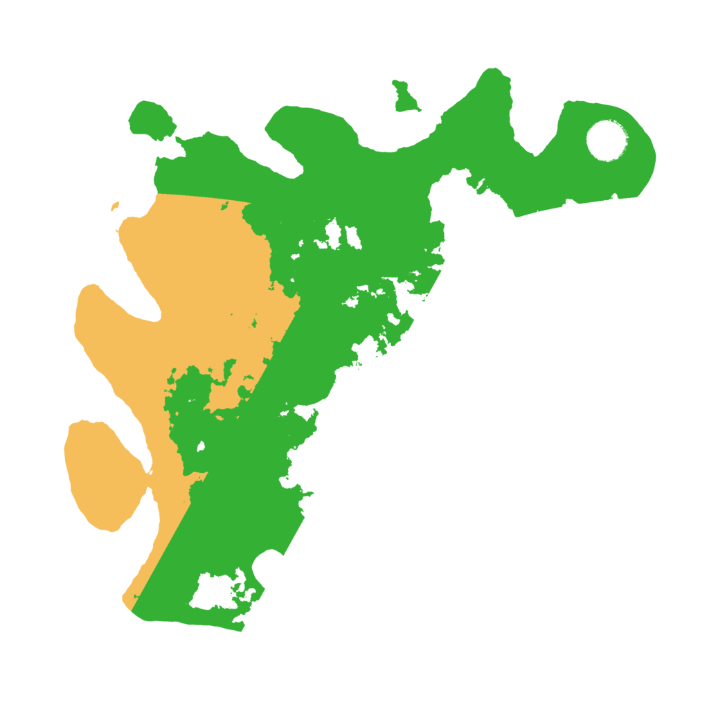 Biome Rust Map: Barren, Size: 3100, Seed: 712372