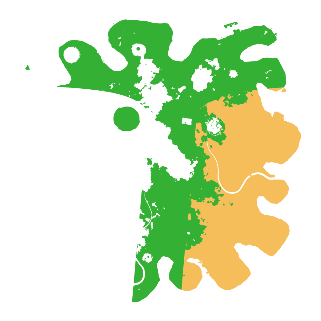 Biome Rust Map: Procedural Map, Size: 3500, Seed: 1026836987