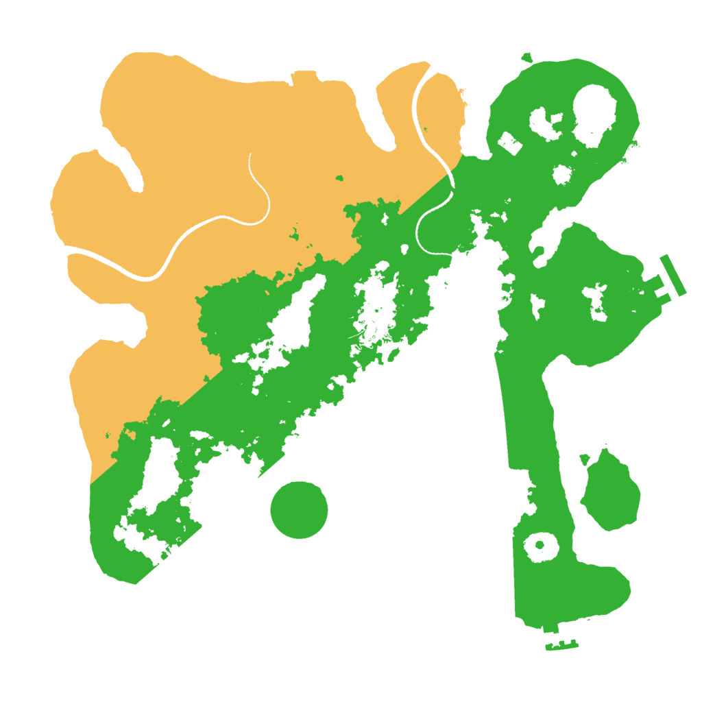 Biome Rust Map: Procedural Map, Size: 3250, Seed: 918572080