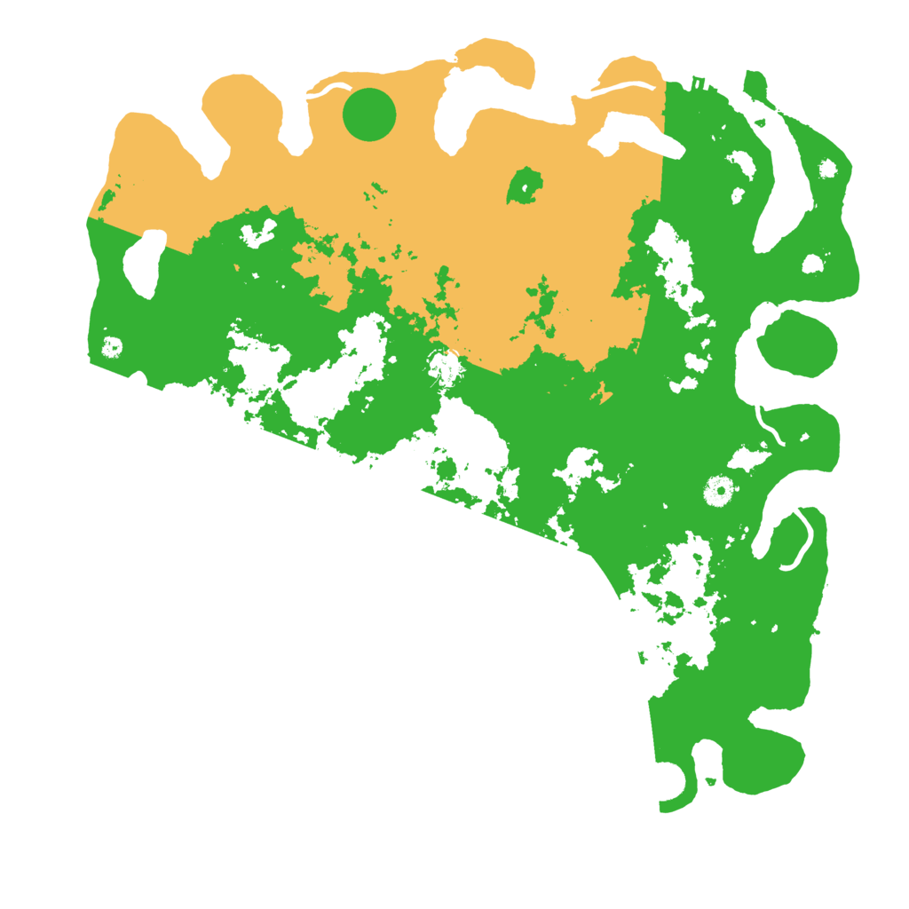 Biome Rust Map: Procedural Map, Size: 4500, Seed: 699660772