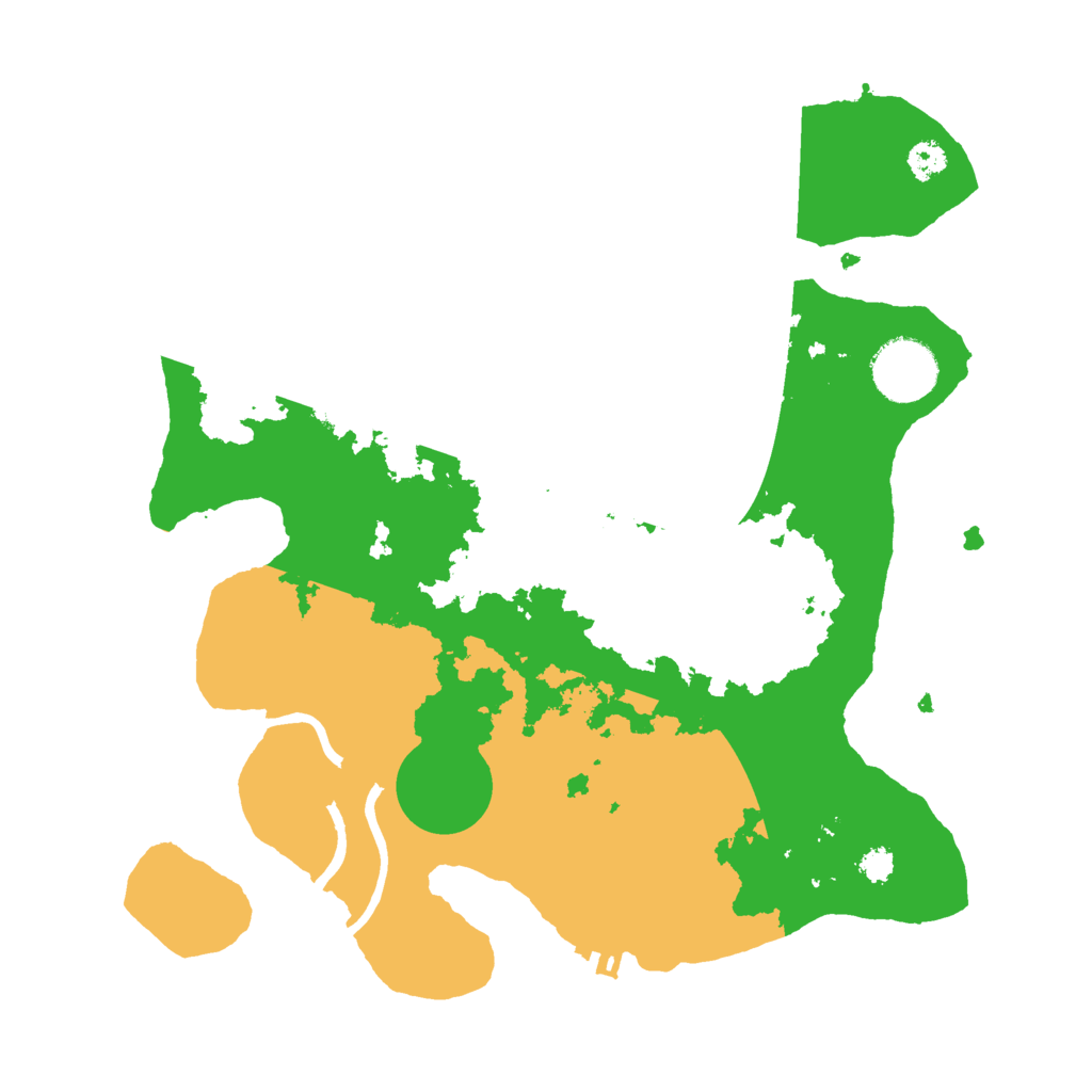 Biome Rust Map: Procedural Map, Size: 3000, Seed: 296951733