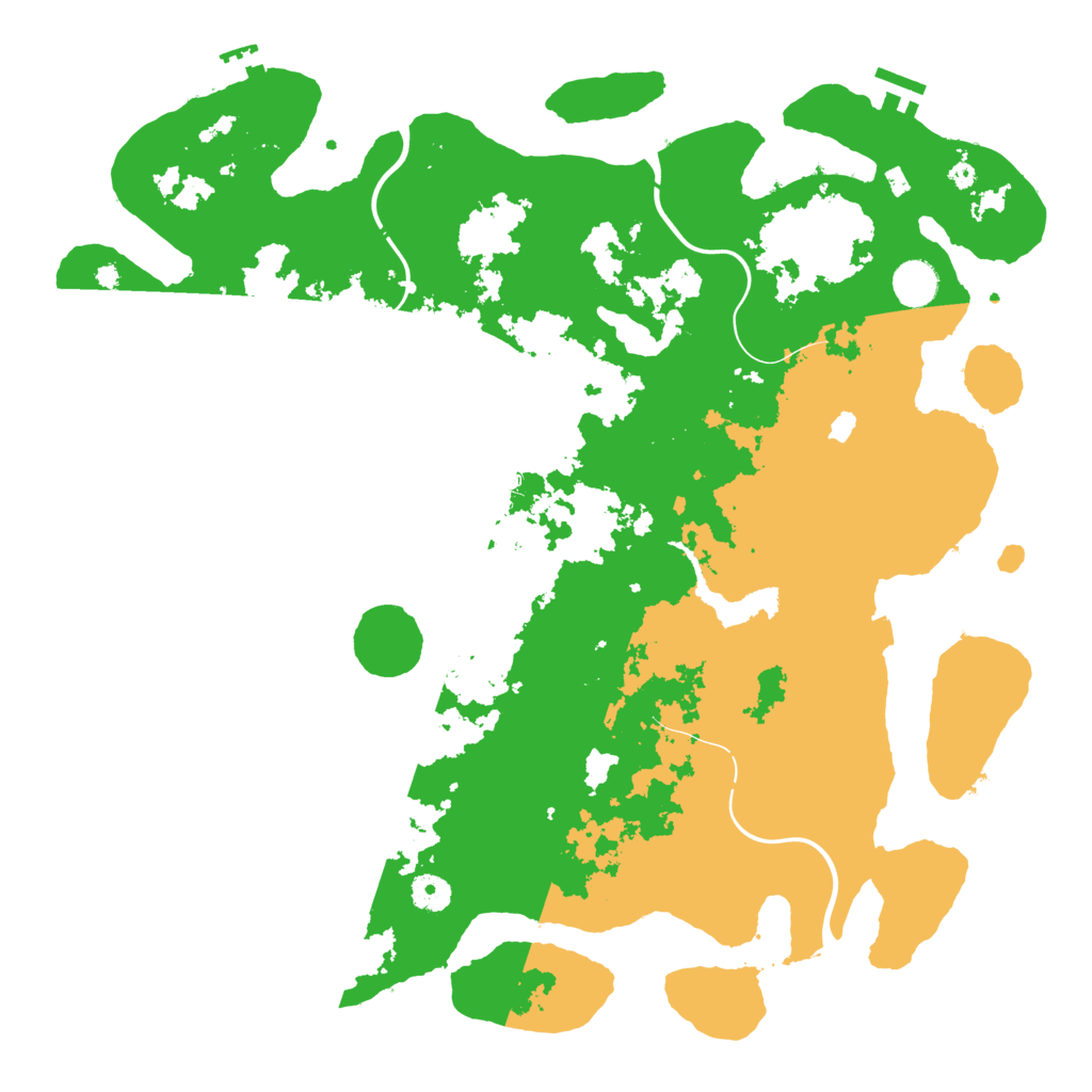 Biome Rust Map: Procedural Map, Size: 4250, Seed: 1408023539