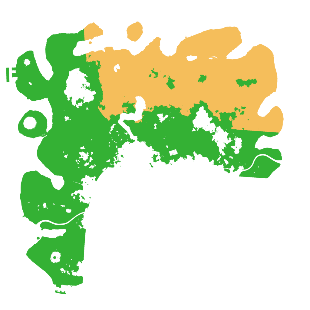 Biome Rust Map: Procedural Map, Size: 4300, Seed: 2473795