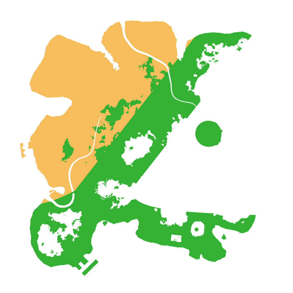Biome Rust Map: Procedural Map, Size: 3000, Seed: 190531228
