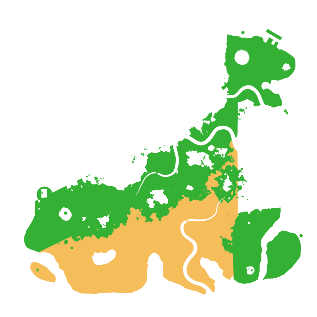 Biome Rust Map: Procedural Map, Size: 3800, Seed: 348098329