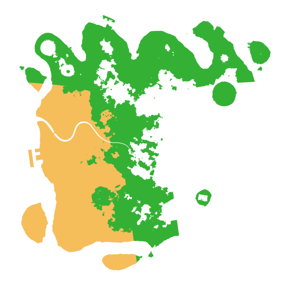 Biome Rust Map: Procedural Map, Size: 3500, Seed: 925654212