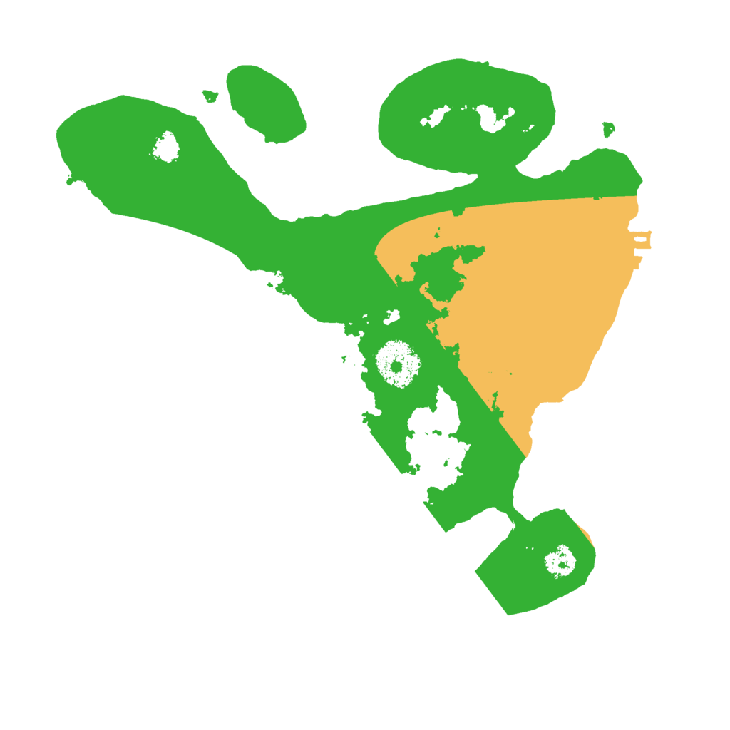 Biome Rust Map: Procedural Map, Size: 2500, Seed: 452500520