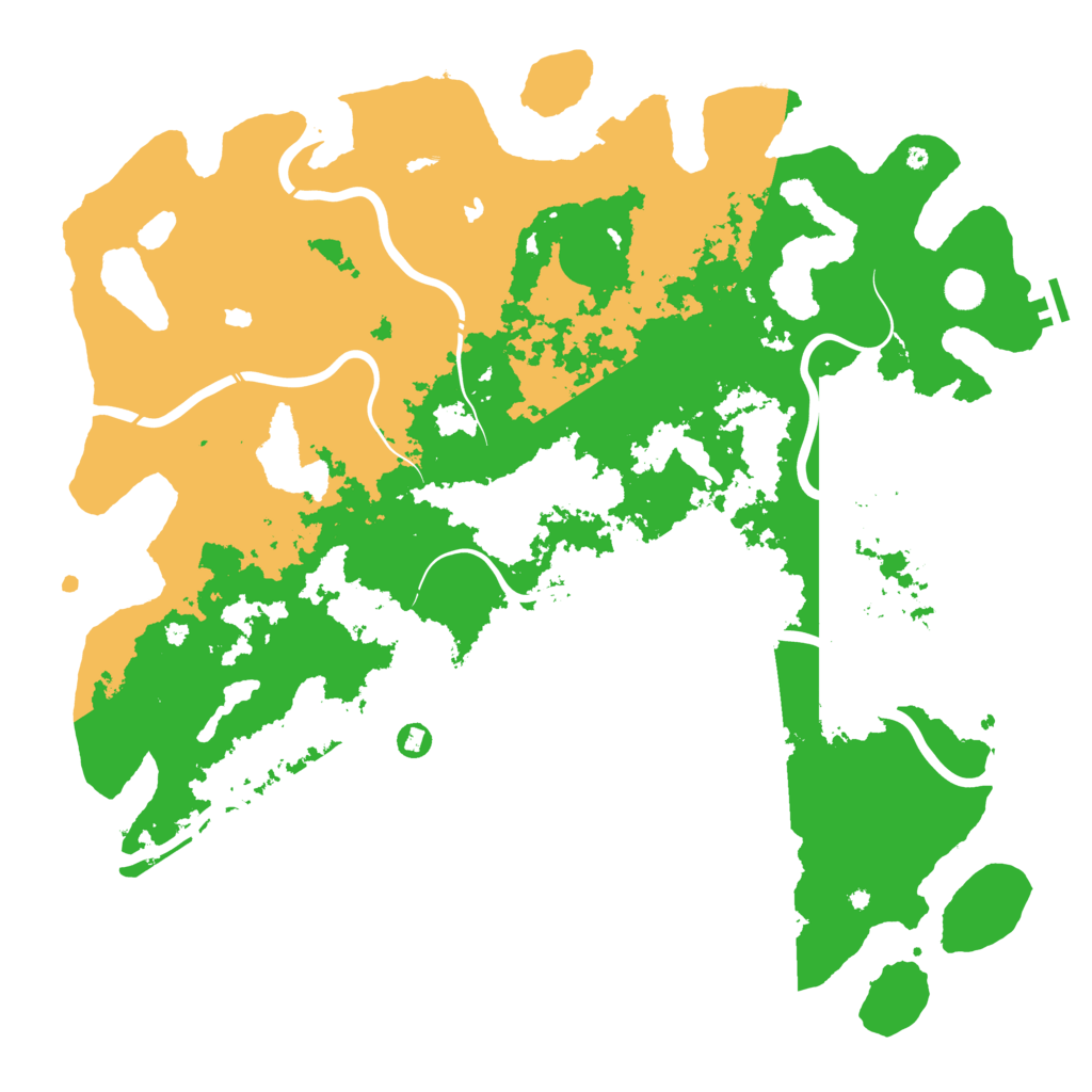 Biome Rust Map: Procedural Map, Size: 5000, Seed: 1262919611
