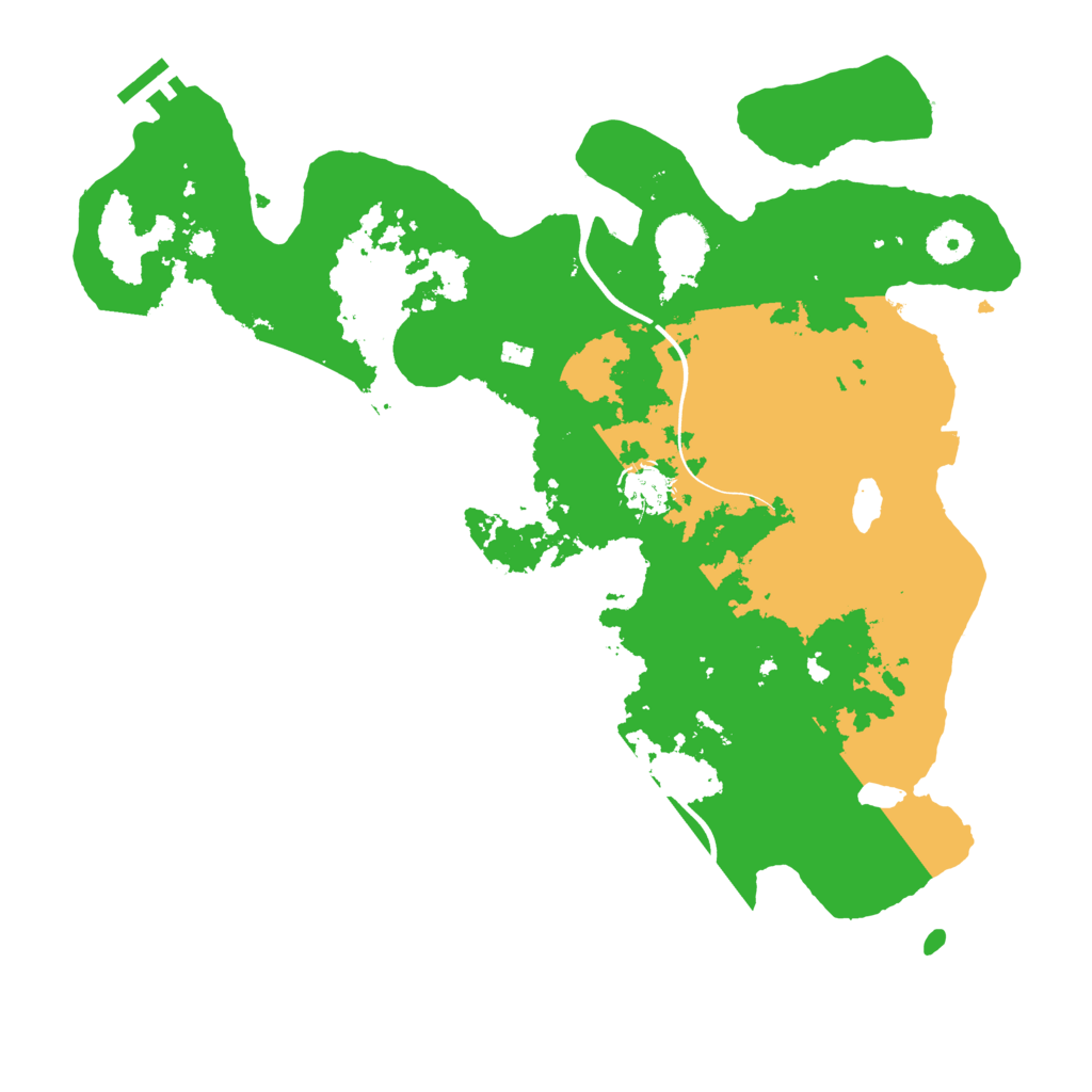 Biome Rust Map: Procedural Map, Size: 3750, Seed: 452500520