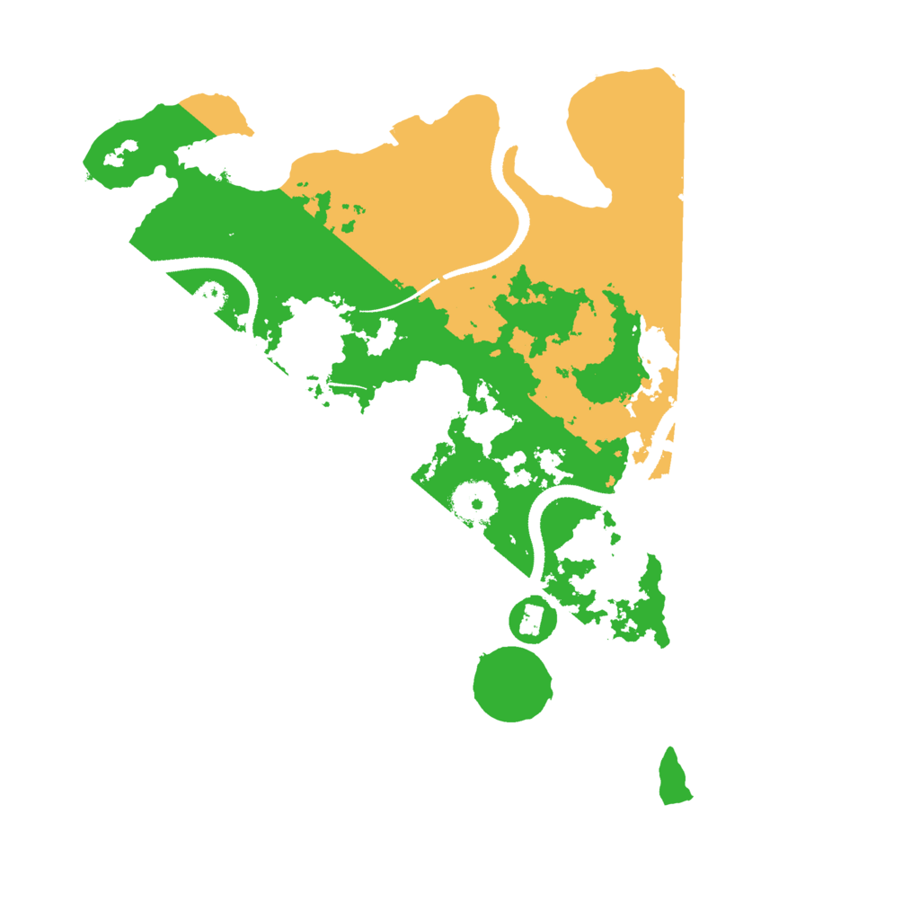 Biome Rust Map: Procedural Map, Size: 3250, Seed: 26977