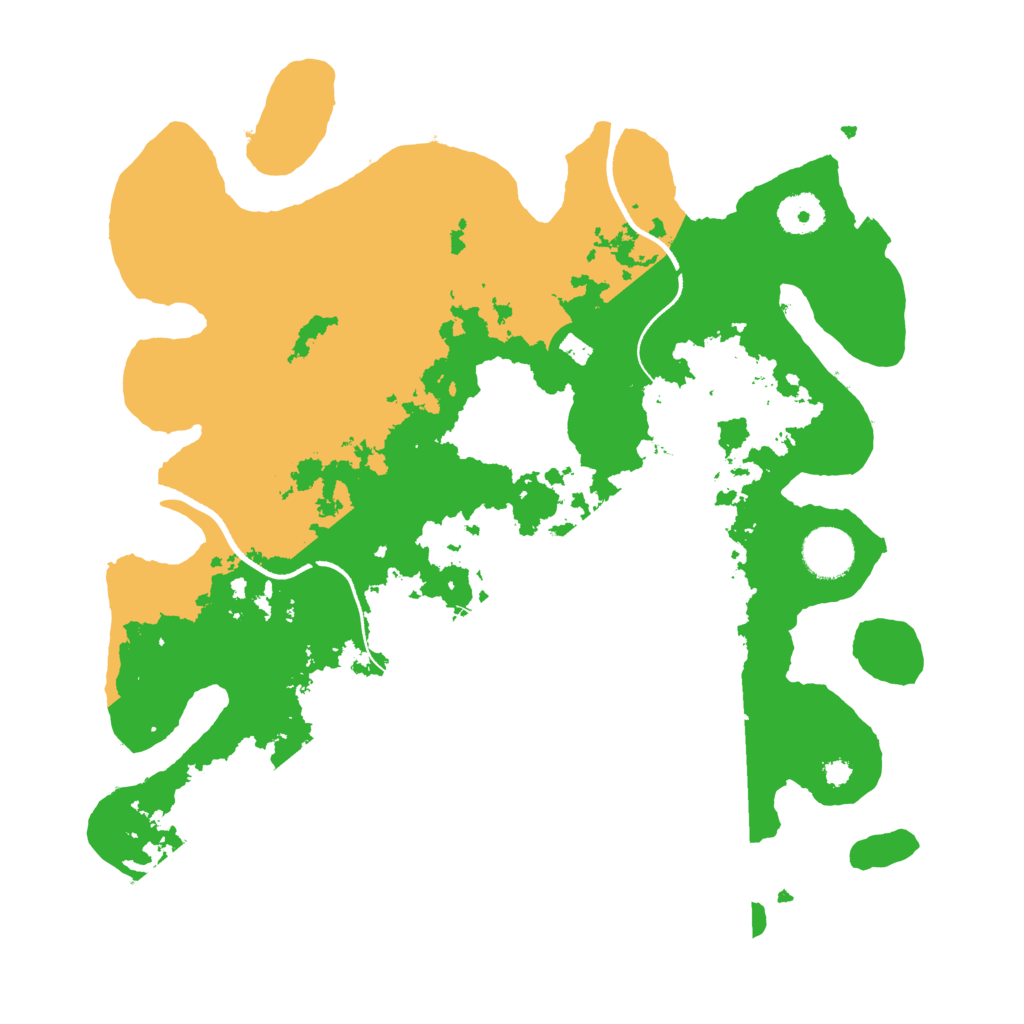 Biome Rust Map: Procedural Map, Size: 3500, Seed: 85712492