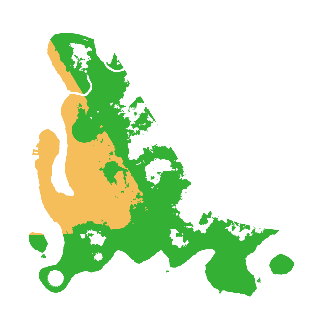 Biome Rust Map: Procedural Map, Size: 3500, Seed: 1301752688