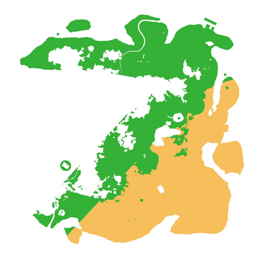 Biome Rust Map: Procedural Map, Size: 4000, Seed: 764094576