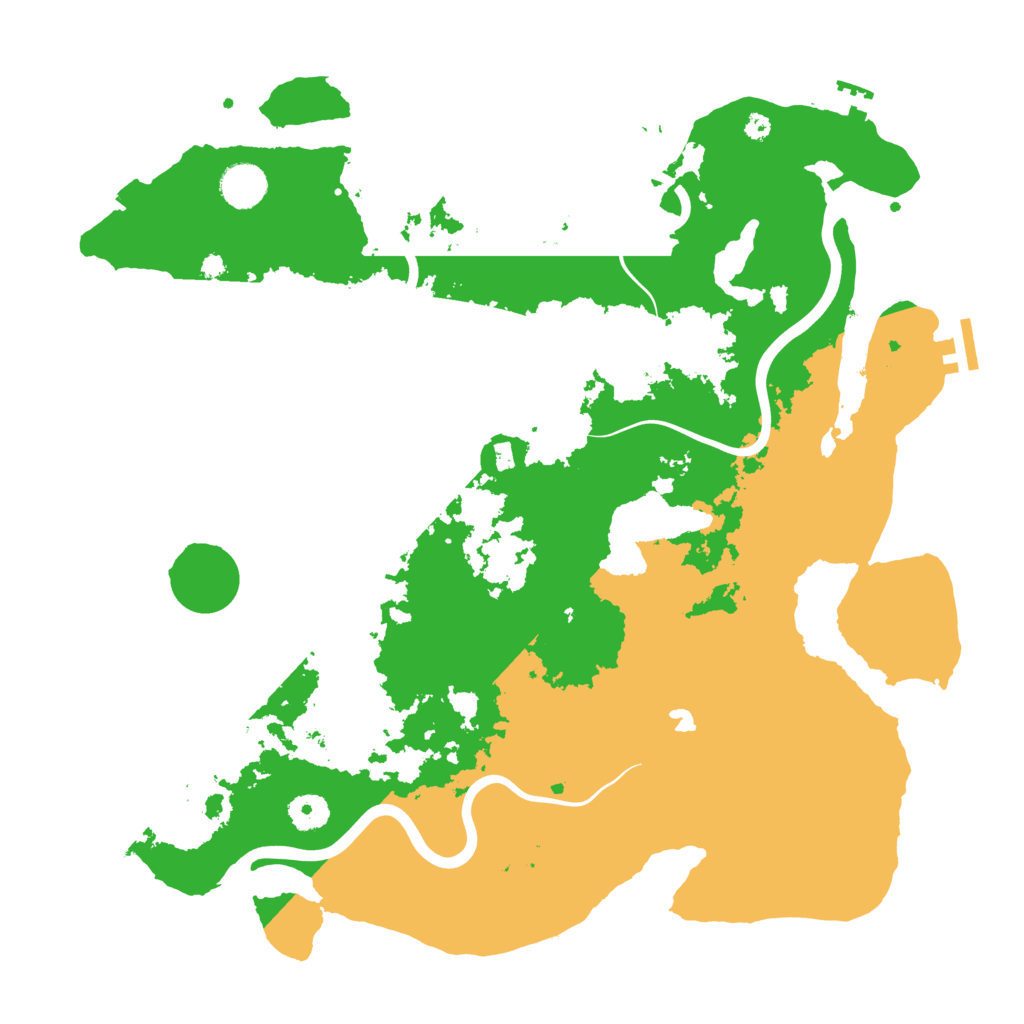 Biome Rust Map: Procedural Map, Size: 4000, Seed: 764094576