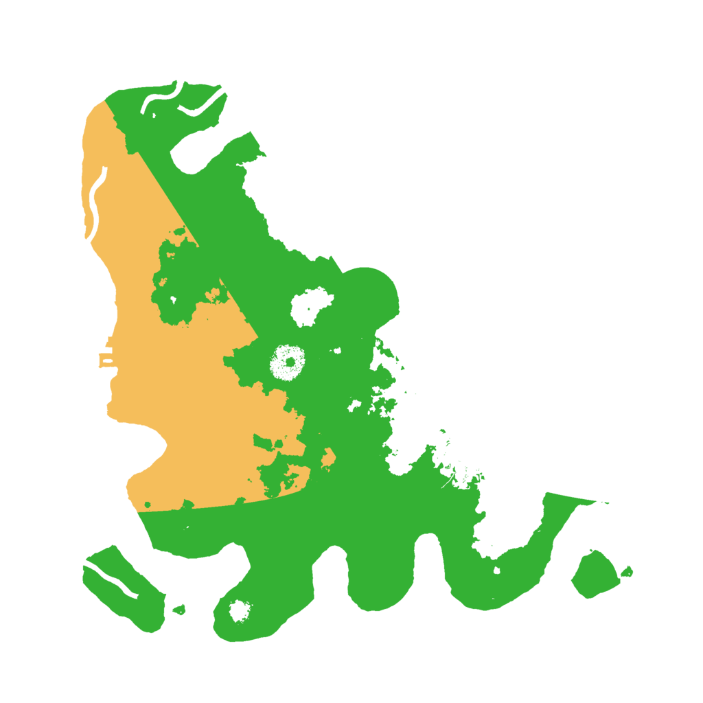 Biome Rust Map: Procedural Map, Size: 3000, Seed: 2028496895