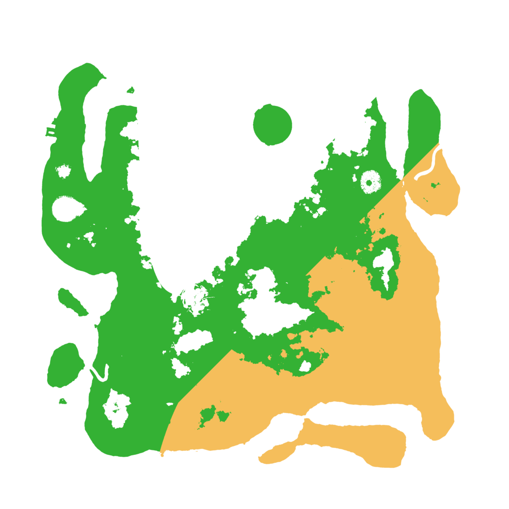 Biome Rust Map: Procedural Map, Size: 3500, Seed: 641509744