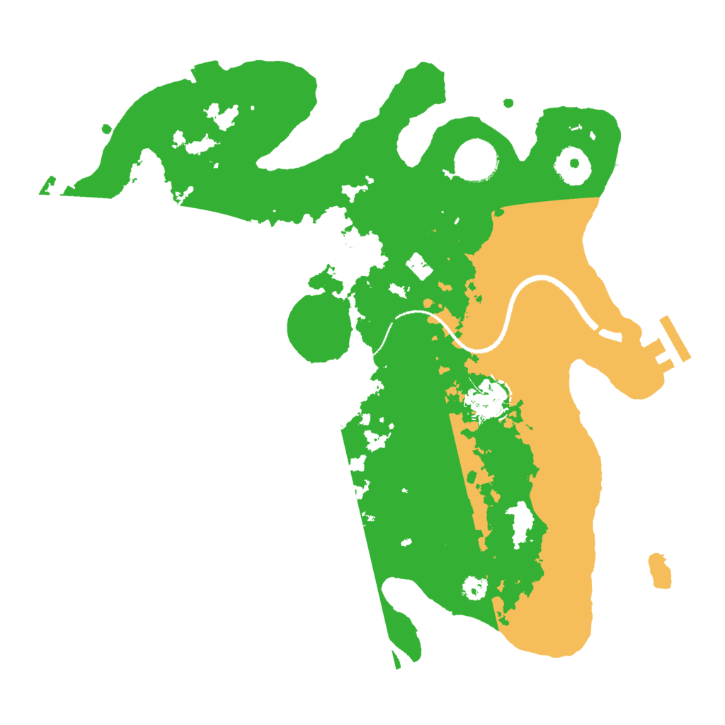 Biome Rust Map: Procedural Map, Size: 3000, Seed: 1253883191