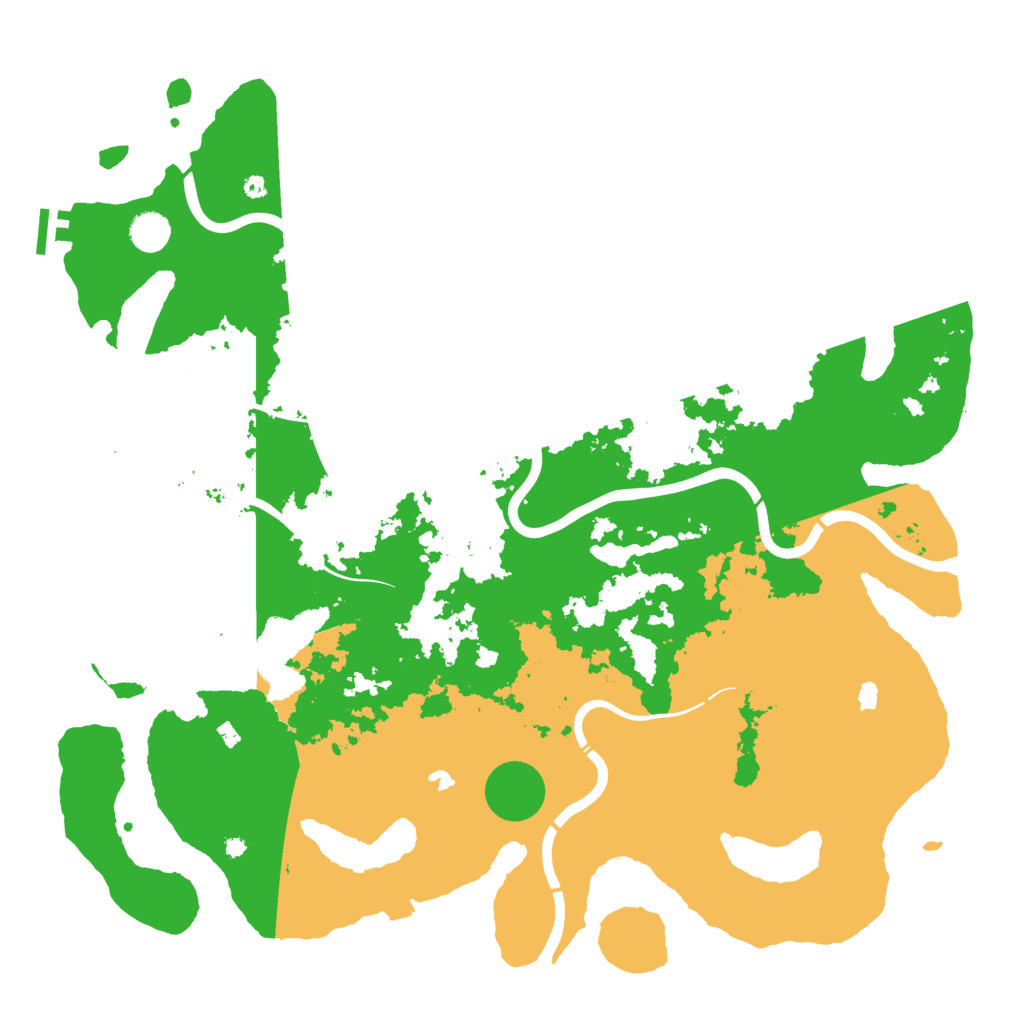 Biome Rust Map: Procedural Map, Size: 4500, Seed: 1913518384