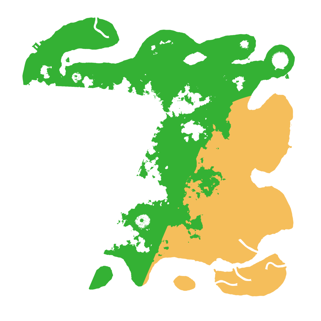 Biome Rust Map: Procedural Map, Size: 3500, Seed: 184453656
