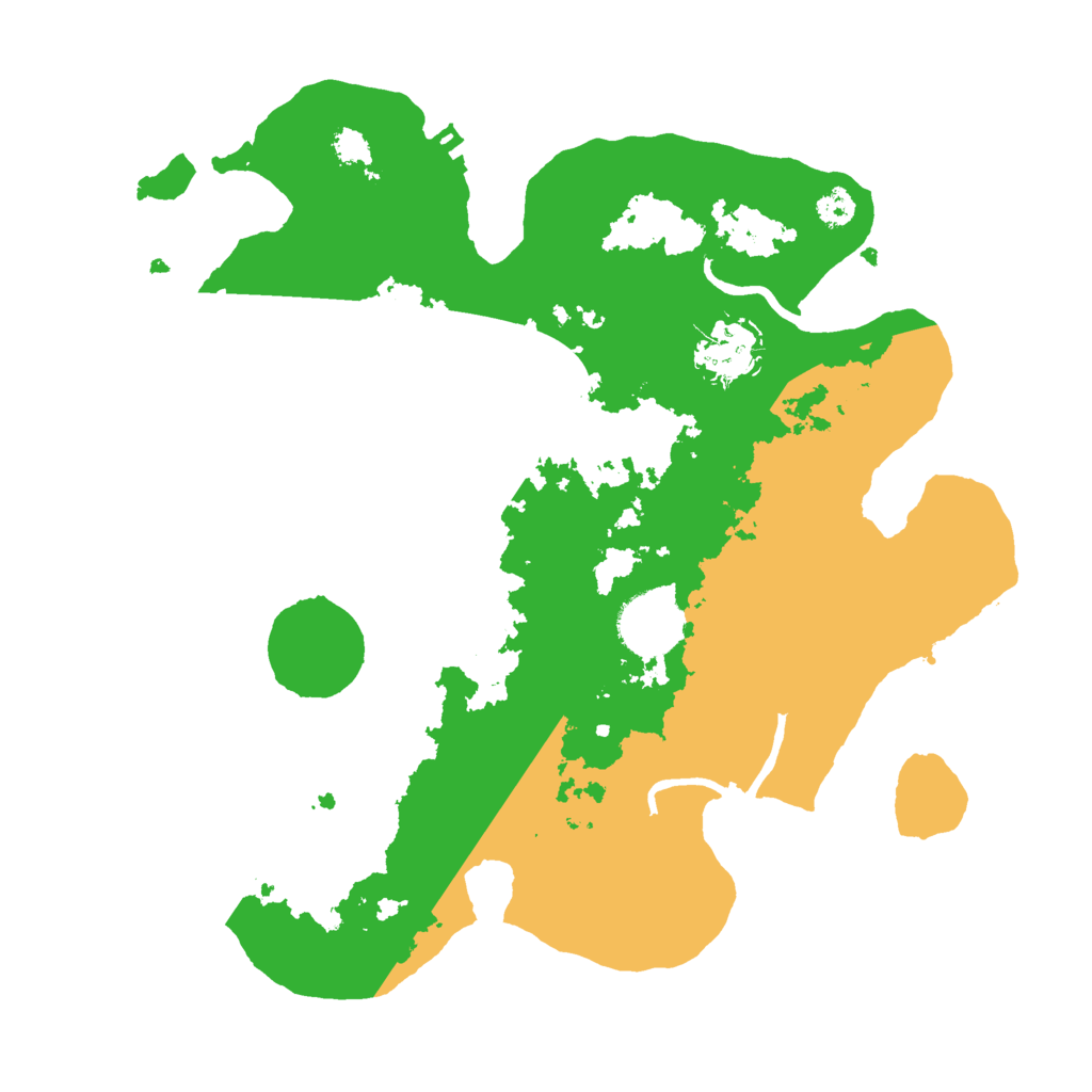 Biome Rust Map: Procedural Map, Size: 3000, Seed: 496413611