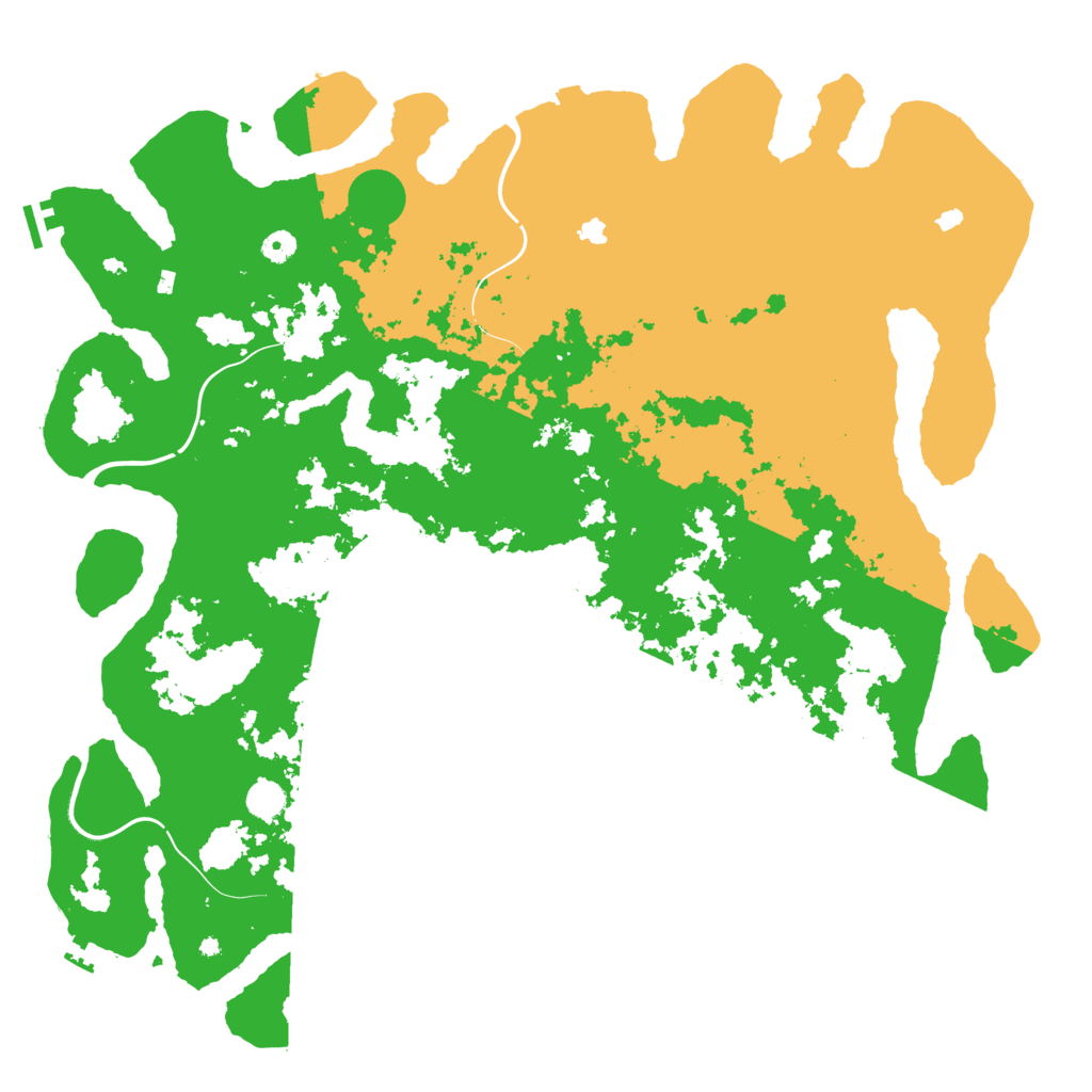 Biome Rust Map: Procedural Map, Size: 5000, Seed: 626