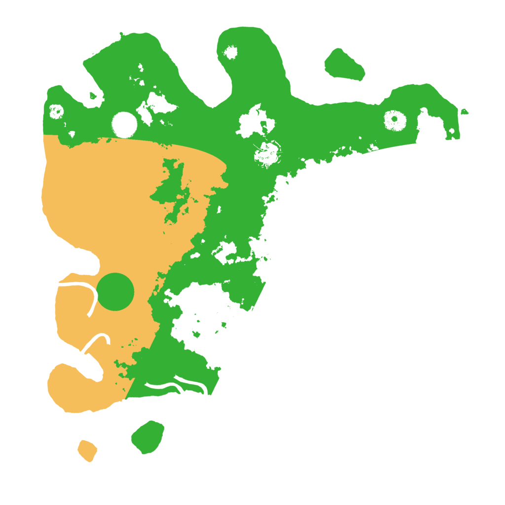 Biome Rust Map: Procedural Map, Size: 3500, Seed: 16970