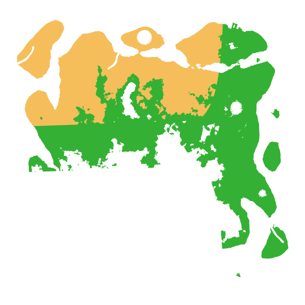 Biome Rust Map: Procedural Map, Size: 3700, Seed: 115769408