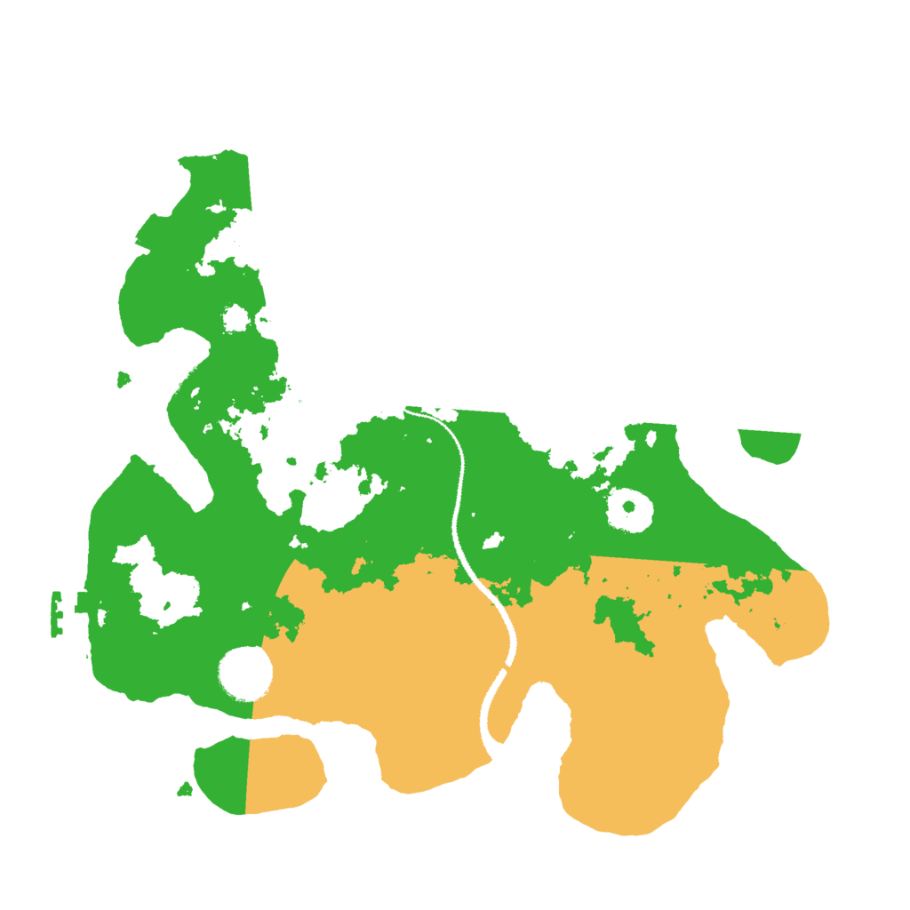 Biome Rust Map: Procedural Map, Size: 3000, Seed: 165702563