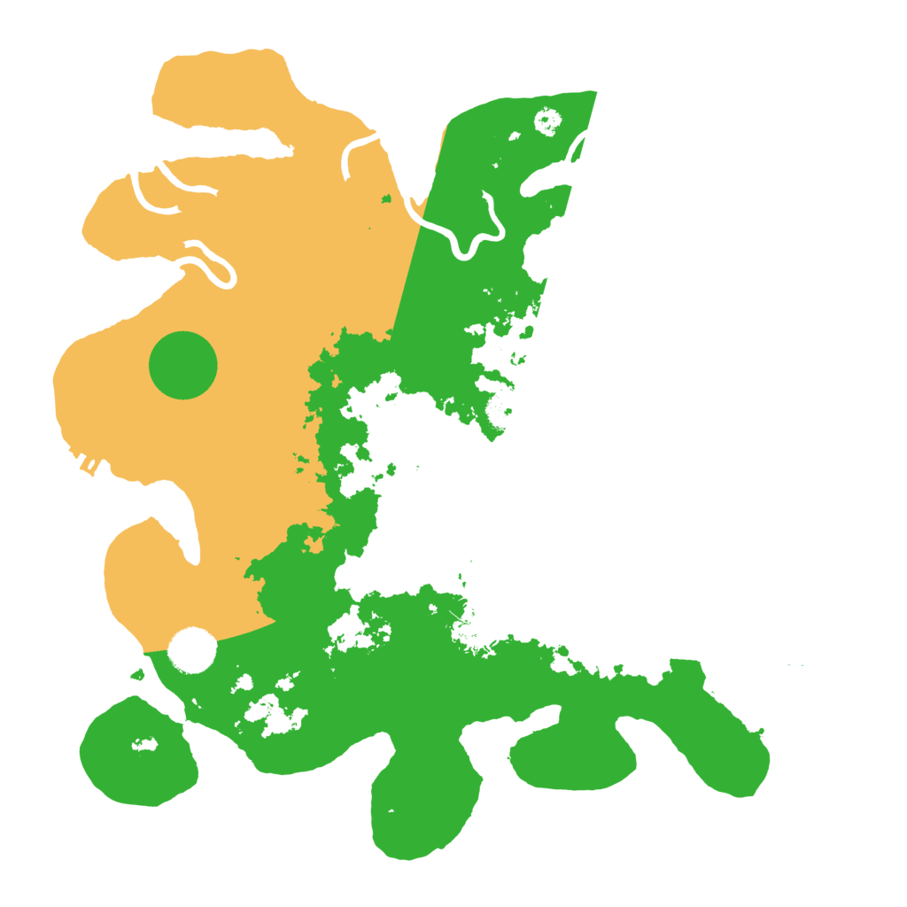 Biome Rust Map: Procedural Map, Size: 3500, Seed: 494162186