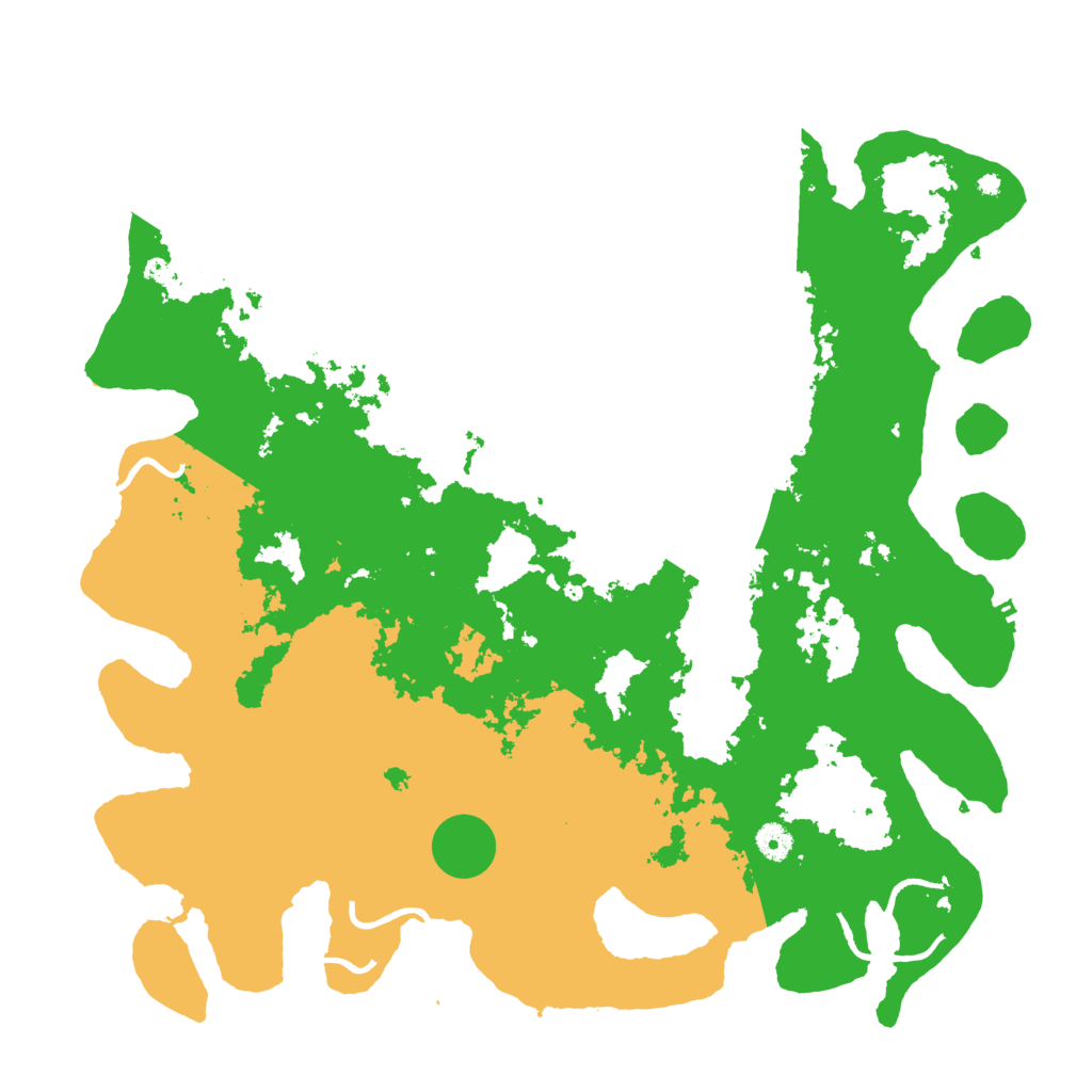 Biome Rust Map: Procedural Map, Size: 4500, Seed: 522456434